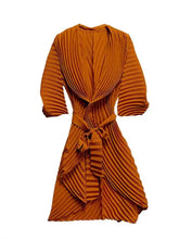 Luxury Geometric Pleated Cardigan